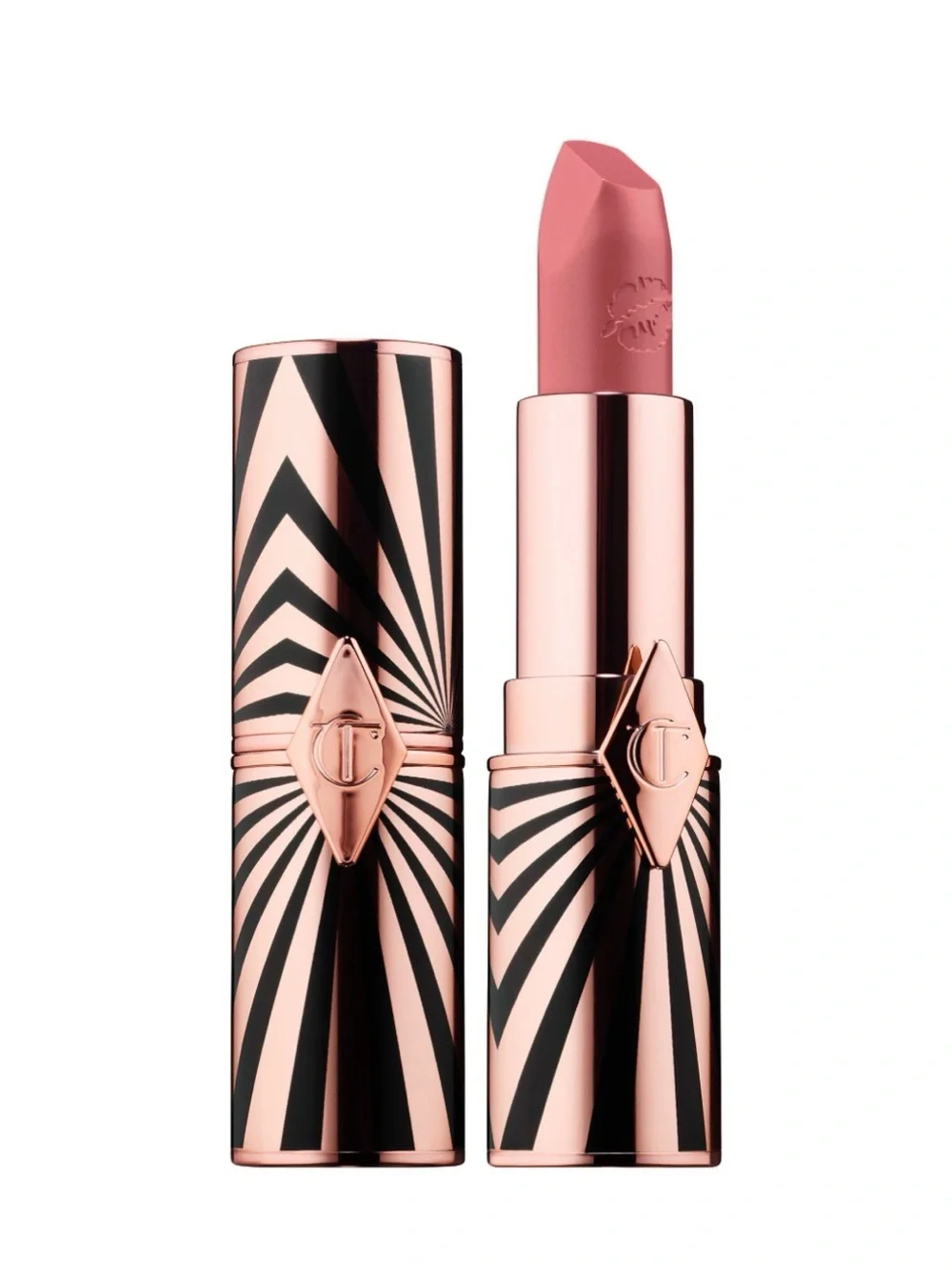 Charlotte Tilbury Hot Lips Creamy Rose Pink Lipstick